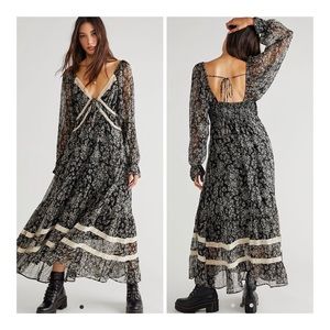 NWT Free People Calloway maxi dress size M